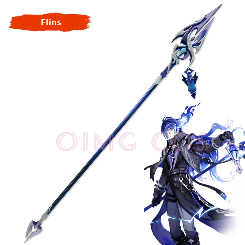 Cosplay Prop Sword - อุปกรณ์ประกอบฉากคอสเพลย์ฟลินส์จากเกม Genshin Impact มีดและดาบสำหรับฮาโลวีน