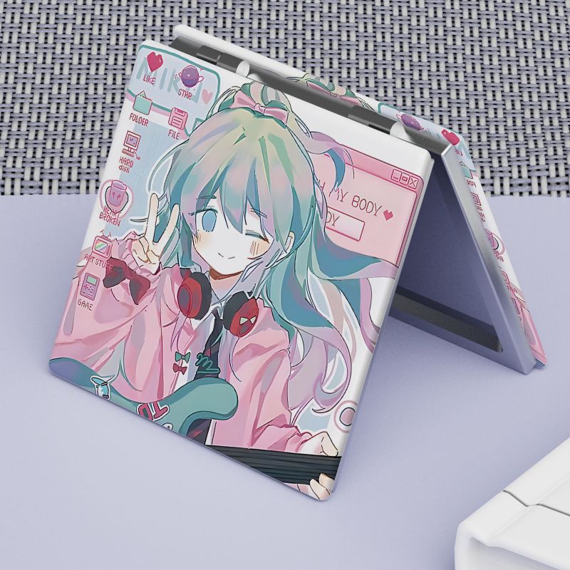 Anime Merchandise Sales - สินค้าอนิเมะฮัตสึเนะ มิคุ กระจกแต่งหน้าการ์ตูนน่ารัก คาวาอี้ 2D สาวน้อย