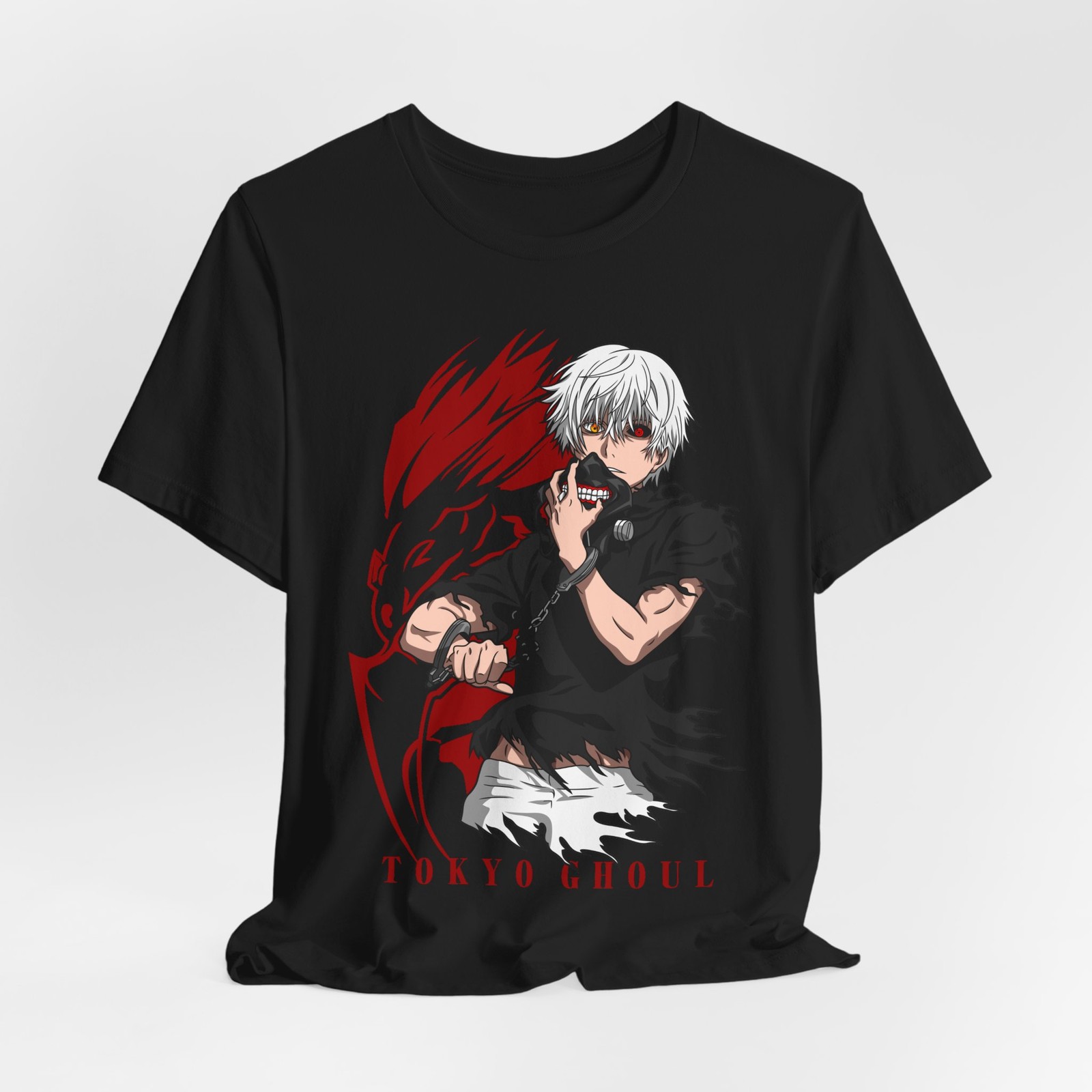 Anime Merchandise In Tokyo - เสื้อยืดอนิเมะ Tokyo Ghoul, เสื้อยืดแขนสั้นสำหรับทุกเพศ, สินค้าสำหรับแฟนคลับ, ของขวัญ