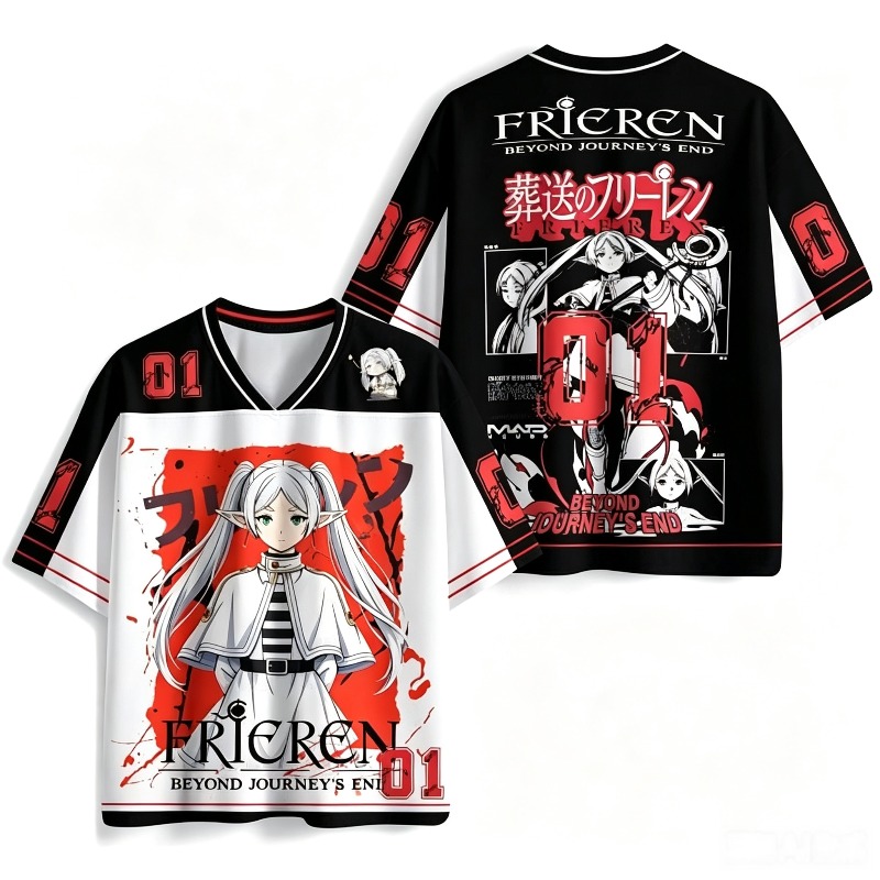 เสื้อฟุตบอลครอป Frieren Beyond - Frieren Anime Merchandise บทวิจารณ์และราคา